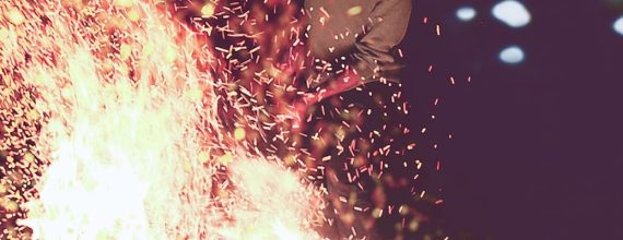 Mannenwerk-foto-vuur